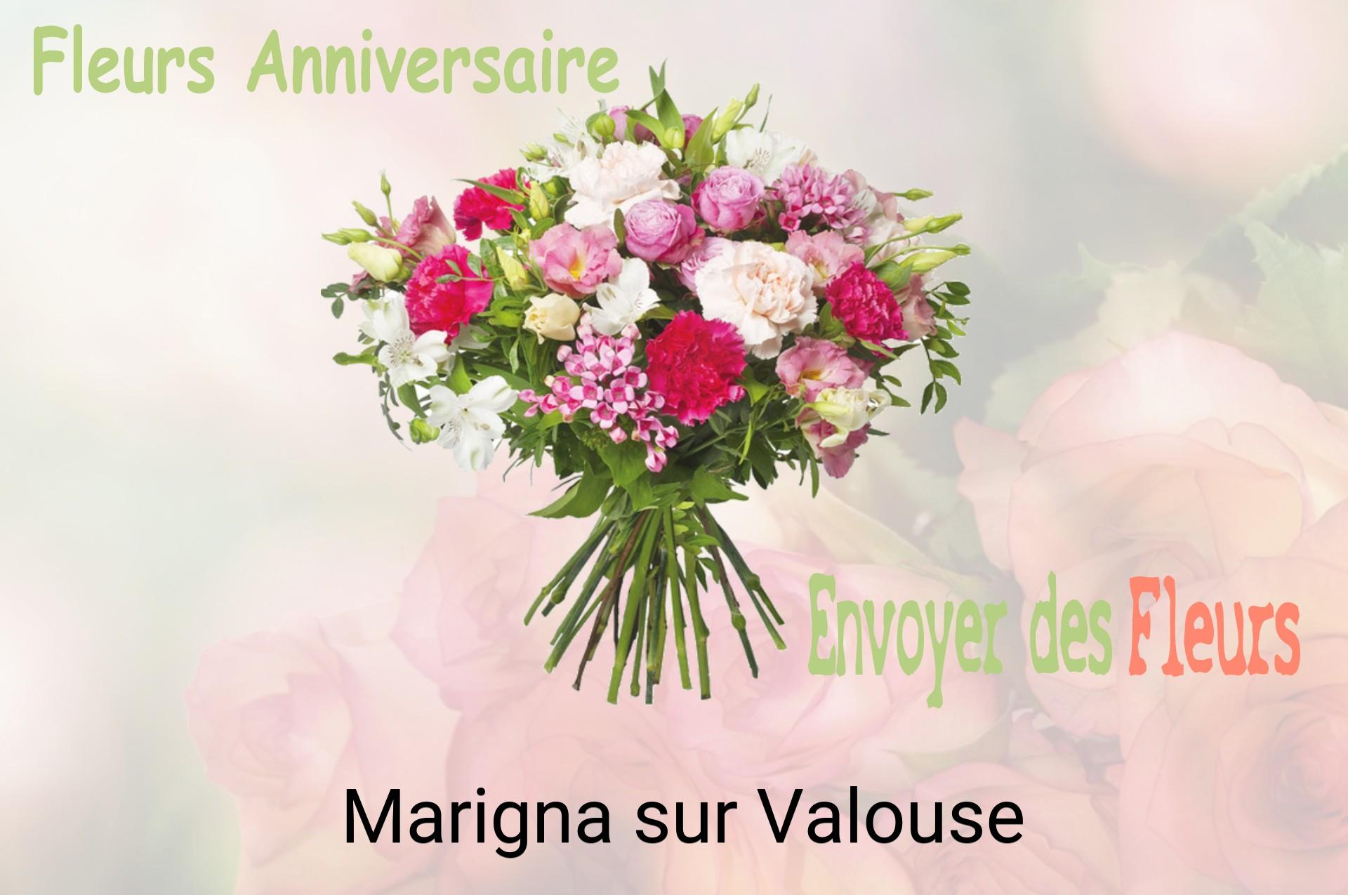Bouquet de fleurs d’anniversaire livré à Marigna-sur-Valouse