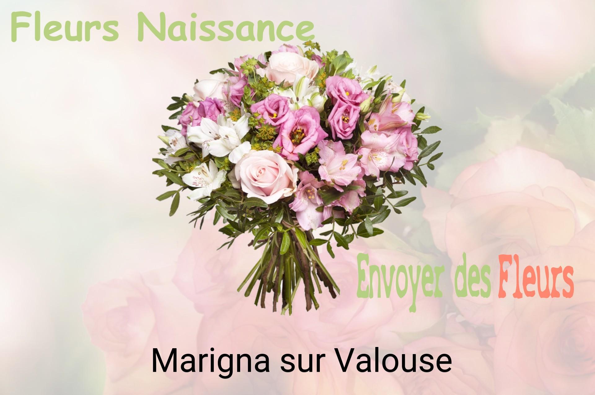 Bouquet de fleurs de naissance livré à Marigna-sur-Valouse
