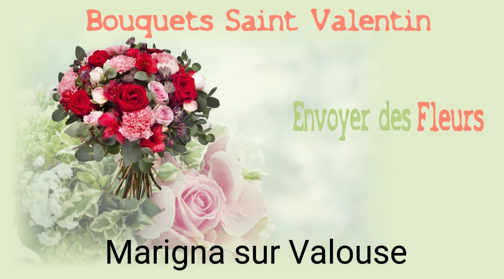 Roses de Saint-Valentin livrées à Marigna-sur-Valouse